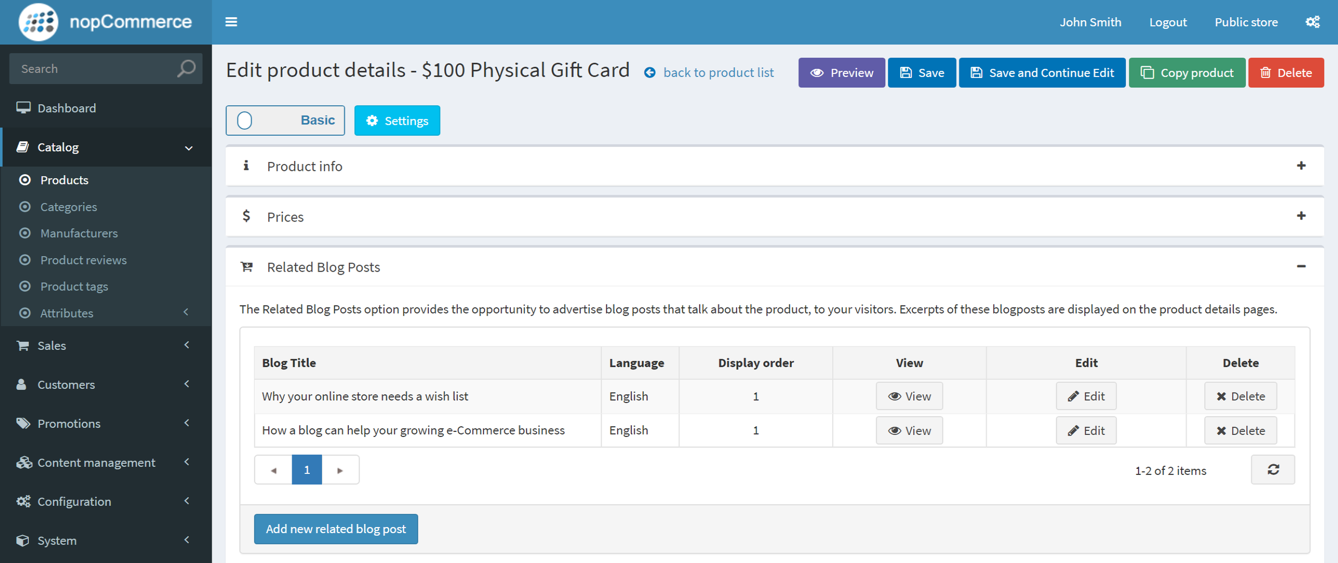 Extend the Admin Interface in 4.2 VIU AG